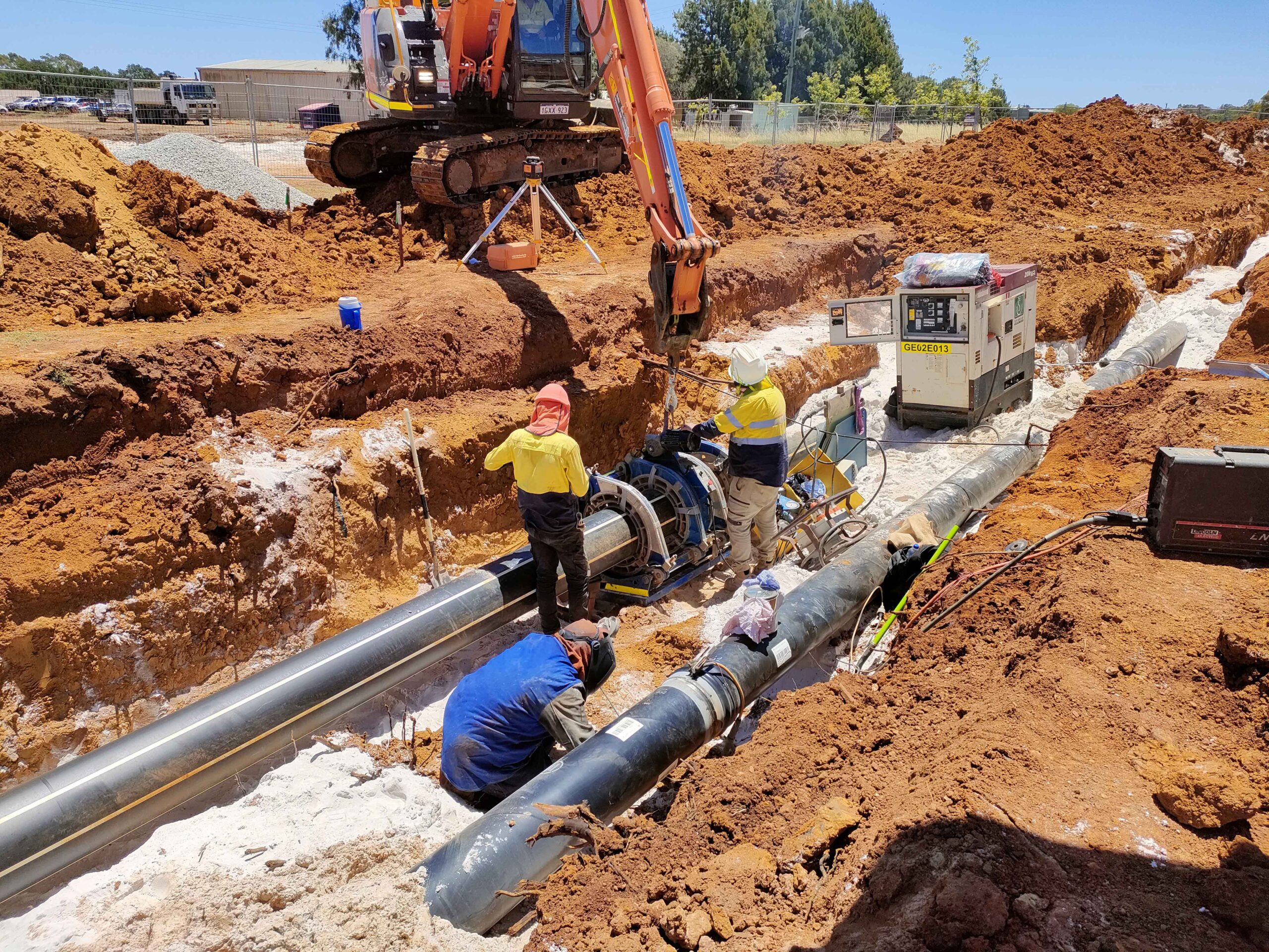 Stock Road Extension Project - Sewer Pressure Main Installations
